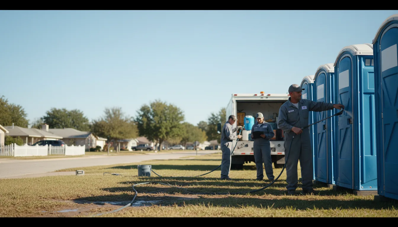 Long-Term Portable Toilet Rental in West Point, MS near me